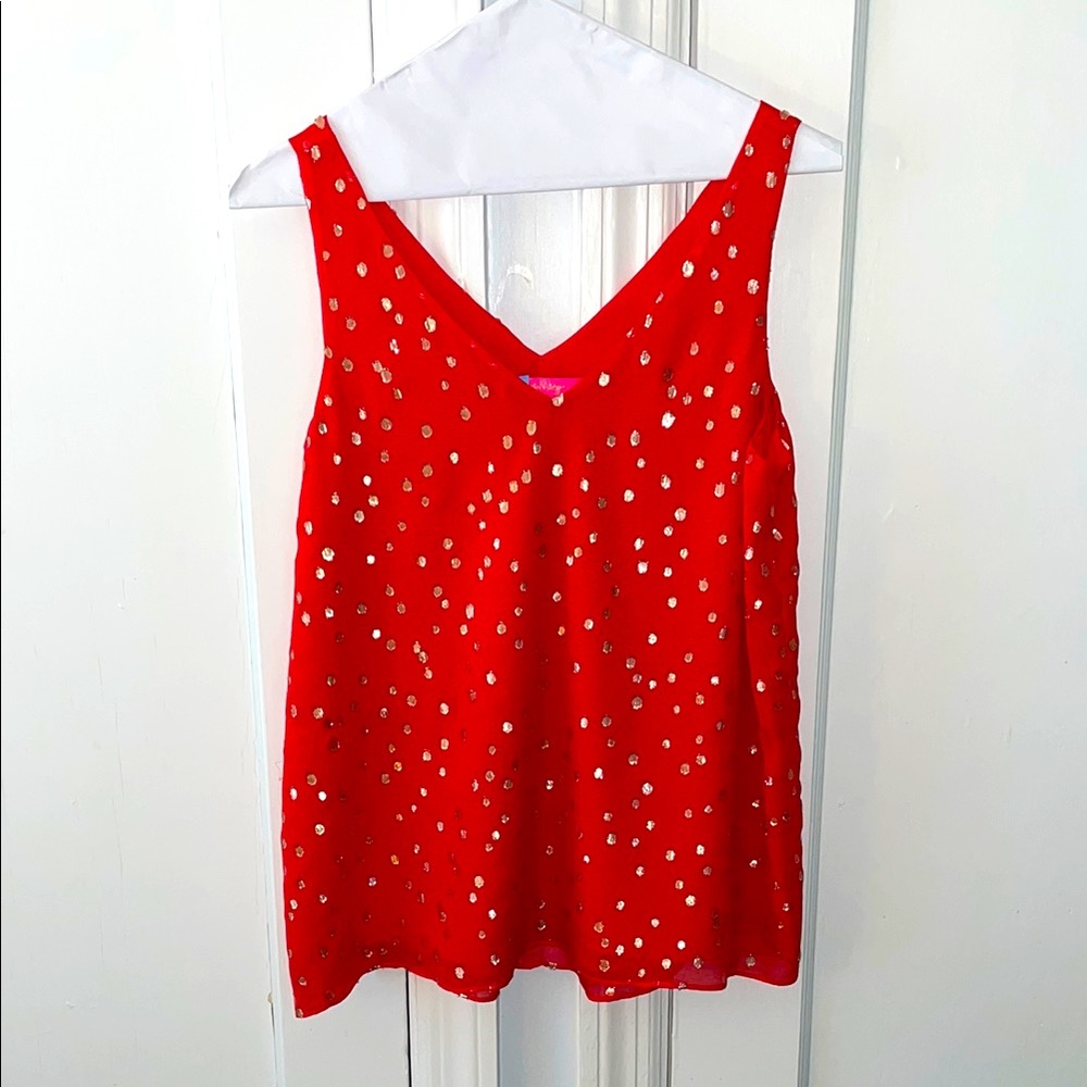 Lilly “Florin” Silk Tank Top